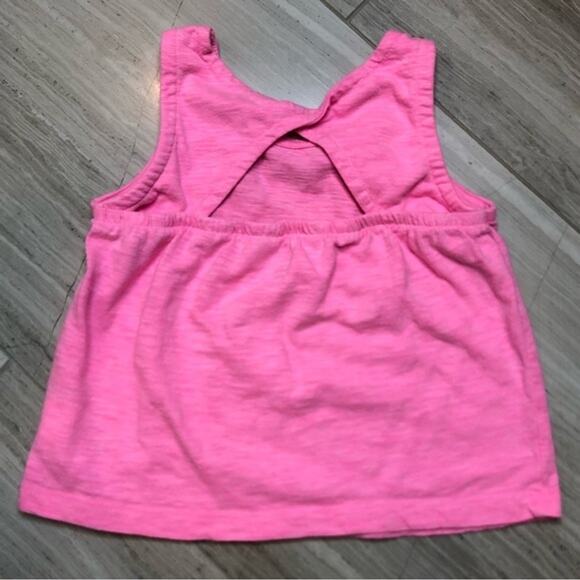 Baby Gap Toddler Yes Way Vacay Tank T-Shirt Sunrise Butterfly Floral Pink 3T EUC - Picture 5 of 9